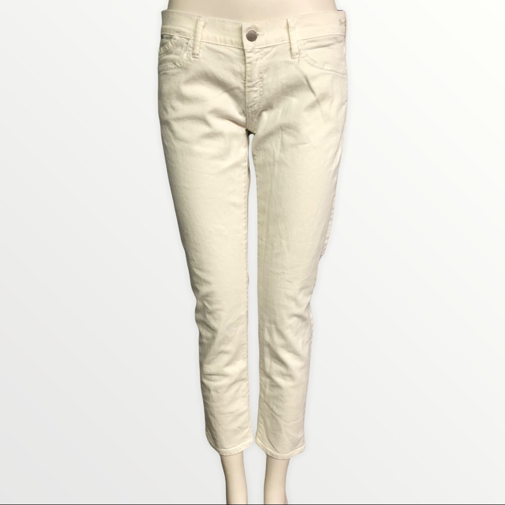 Goldsign Frontier White Ankle Jeans Size 28